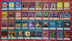 YUGIOH Slifer Deck 43 Cards Egyptian God *Revived Sky God* Thunderforce Attack - Image 1