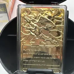 1999 Pokemon Charizard #6 23K Gold Plated Card Burger King Pokeball w/ COA & Box - Image 4