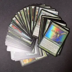 50+ Green Elf Creature Cards Rares, Foils, Commons + Uncommons MTG NO DUPLICATES - Image 1