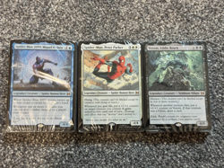 Magic The Gathering Marvel Spider-Man WHITE BLUE BLACK Welcome Deck SDCC 2025 - Image 1