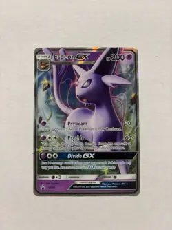 Pokemon Espeon GX TCG SM35 Sun and Moon Black Star Promo Card - Image 1