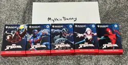 SDCC 2025 Magic The Gathering x Spider-Man Complete Welcome Deck Set (5) - Image 1
