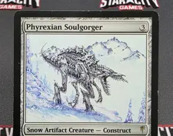 MTG Phyrexian Soulgorger- DAMAGED -Coldsnap Magic the Gathering Card #141 - Image 3