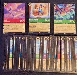 88x Disney Lorcana Winterspell Card Lot ( Legendary Rare Common Uncom. See Pics) - Image 2