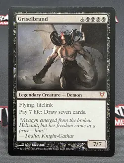 MTG Griselbrand- INKED -Avacyn Restored Magic the Gathering Card #106 - Image 1