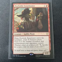 MTG Magic the Gathering Dockside Extortionist (24/302) Commander 2019 NM - Image 1
