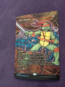 Leo's Katana (Borderless) (Foil) 0018 (M) MTG Teenage Mutant Ninja Turtles (PZA) - Image 2