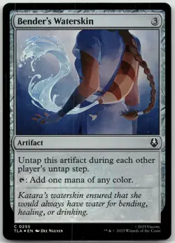 MTG Bender's Waterskin Foil NM Avatar: The Last Airbender Magic 255 - Image 1