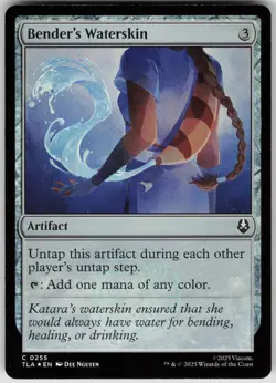 MTG Bender's Waterskin Foil NM Avatar: The Last Airbender Magic 255 - Image 1
