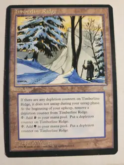 MTG Timberline Ridge Ice Age Regular Rare Magic The Gathering - Image 1
