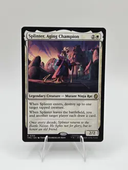 Splinter, Aging Champion Commander: Teenage Mutant Ninja Turtles Regular NM - Image 1