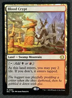 MTG - Blood Crypt - ECL 0262 - Lorwyn Eclipsed - Rare - Magic the Gathering - Image 1
