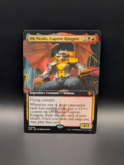 MTG - Ob Nixilis, Captive Kingpin - EXTENDED ART - MAT #176 - Mythic - Image 1