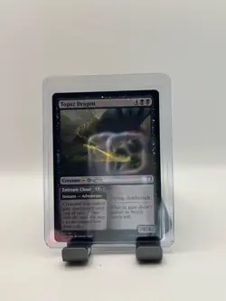 MTG, Topaz Dragon $3 ORDER MIN 153 NM Battle for Baldur's Gate Regular - Image 1
