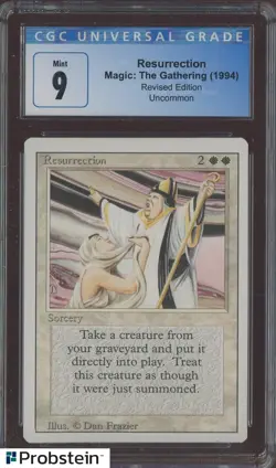1994 MTG Magic The Gathering Revised Edition Resurrection CCG 9 MINT - Image 1