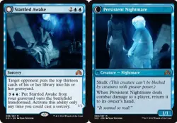 1 x Startled Awake // Persistent Nightmare - Shadows Over Innistrad - Light Play - Image 1