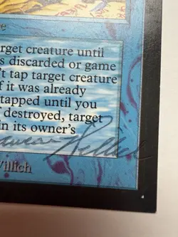 Control Magic Magic The Gathering White Back Signed By Dameon Willich - Image 5