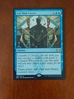 MTG Cut Your Losses - [SNC] Streets of New Capenna #38 RARE - NM - Image 1