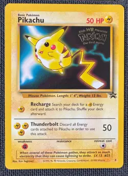 PIKACHU 4 PROMO WIZARDS BLACK STAR PROMOS POKEMON MP - Image 1