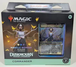 MTG Duskmourn - Miracle Worker Commander Deck | Precon | Magic | DSC - Image 1