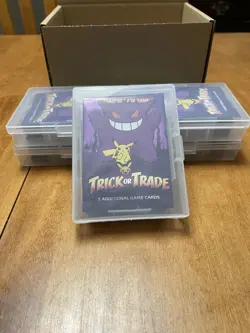 Lot Of 5 Complete Sets Pokemon trick or trade 2022 W/ Holos - Image 1