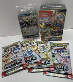 Pokemon TCG: Mega Evolutions Booster Bundle & Prismatic Evolutions Sealed Lot - Image 1