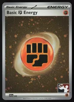 Pokemon Basic Fighting Energy - (Cosmos Holo) 006 Prize Pack Series Cards - NM - Image 1