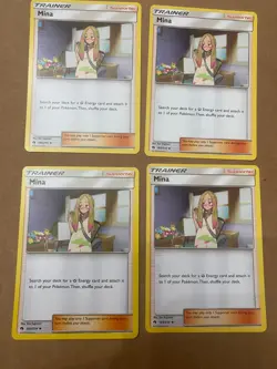 Pokemon Lost Thunder Mina 183/214 Cards 4x Playset x4 Uncommon LP - Image 1