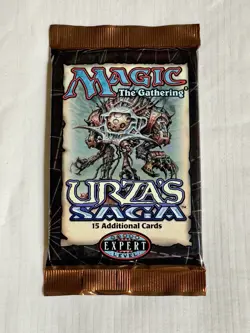 Magic The Gathering Urza's Saga Booster Sealed 1998 Wizards Of The Coast - Image 1