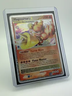 Pokemon TCG • Magmortar LV.X • D&P Mysterious Treasures 123/123 • NM Rare Holo - Image 1