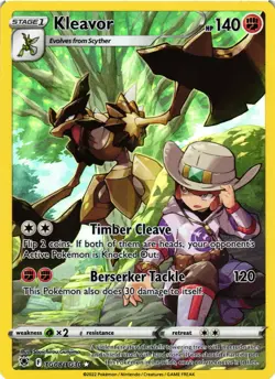 Pokemon TCG Kleavor TG08/TG30 Holo Astral Radiance Trainer Gallery VLP - Image 1