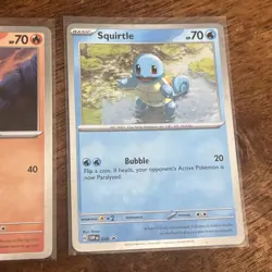 Pokemon 151 Promo Bulbasaur Charmander Squirtle SVP 046 047 048 Kanto Cosmo Holo - Image 4