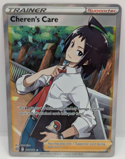 Cheren's Care (Full Art) 168/172 Swsh09: Brilliant Stars Holo LP Pokemon - Image 1