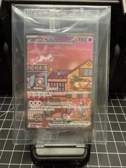 Mew ex SVP 053 Pokemon TCG Scarlet Violet 151 Black Star Promo Full Art SEALED - Image 1
