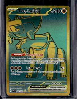 2024 Pokemon Paldean Fates Ting-Lu ex Hyper Rare #244/091 - Image 1