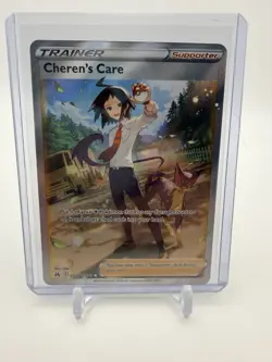 Pokemon TCG Crown Zenith Trainer Cheren's Care GG58/GG70 Full Art (NM) - Image 1