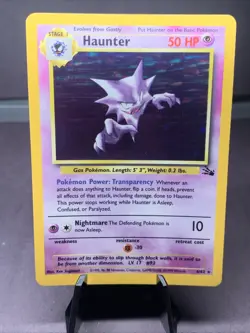 Pokemon TCG Haunter 6/62 Holo Rare Fossil Unlimited 1999 WOTC VTG LP - Image 1