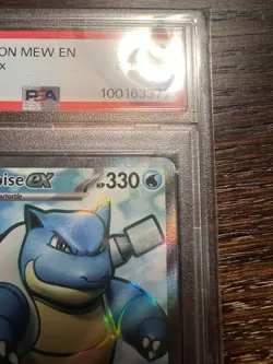 Blastoise ex 184/165 PSA 10 Pokemon SV: 151 Ultra Rare - Image 3