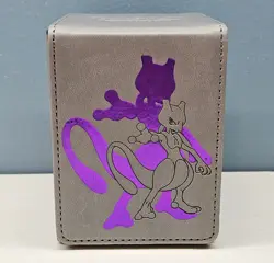 Pokemon TCG Mewtwo 2020 Ultra Pro Premium Alcove Flip Deck Box - Image 1