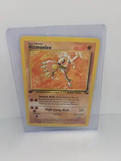 Pokemon TCG Hitmonlee 1st Edition Fossil Rare non holo 22/62 - Image 1