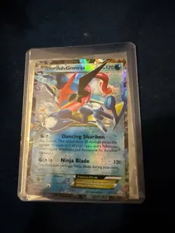 Pokemon Ash-Greninja EX XY Holo XY133 170 HP 130 Ninja Blade TCG - Image 1