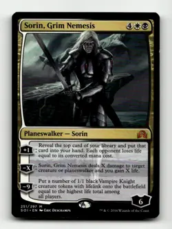 Sorin, Grim Nemesis Shadows over Innistrad #251 Magic the Gathering - Image 1