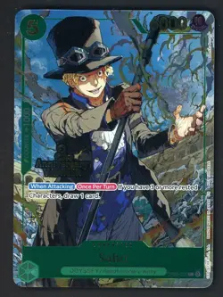 One Piece Card Game Sabo 3rd Anniversary Winner OP09-027 Ding on Back Left Edge - Image 1