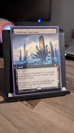 MTG Soulstone Sanctuary (Extended Art) [Foundations, Near Mint] - Image 1