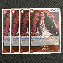 4X Shanks | OP12-008 NM | Rare | One Piece TCG Playset - Image 1