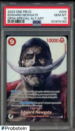 2023 One Piece OP04 #004 Edward Newgate Special Alternate Art PSA 10 GEM MINT - Image 1