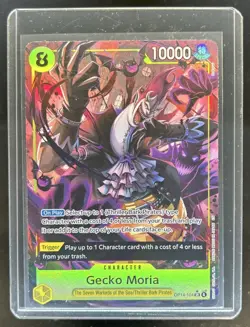 2026 One Piece Gecko Moria The Azure Sea's Seven Foil Alternate Art #OP14-104 - Image 1