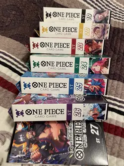 One Piece Starter Decks Bundle: Lot Of 7 Factory Sealed Includes Booster Packs - Image 3