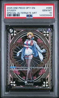 Stussy SR A Fist of Divine Speed One Piece OP07-085 PSA 10 - Image 1