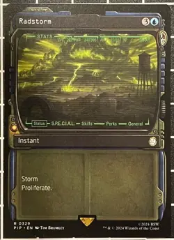 Radstorm Showcase Foil - Universes Beyond: Fallout PIP MTG Magic the Gathering - Image 1